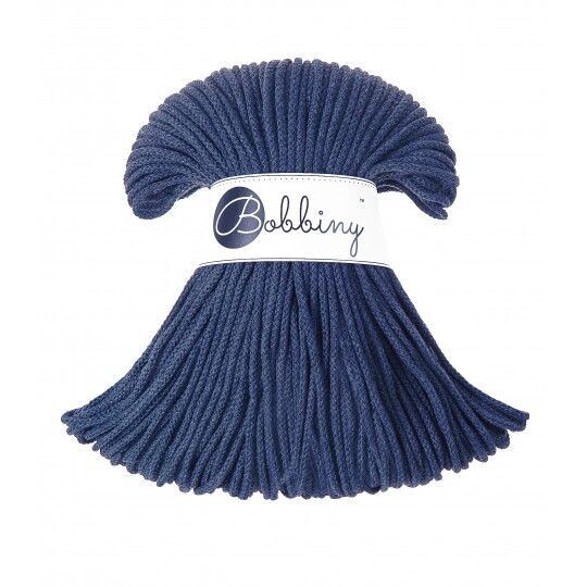 Bobbiny Junior 3mm geflochten, Jeans Bobbiny Junior 3mm geflochten, Jeans