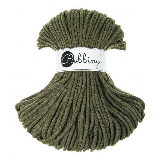 Bobbiny Premium 5mm geflochten, Avocado Bobbiny Premium 5mm geflochten, Avocado