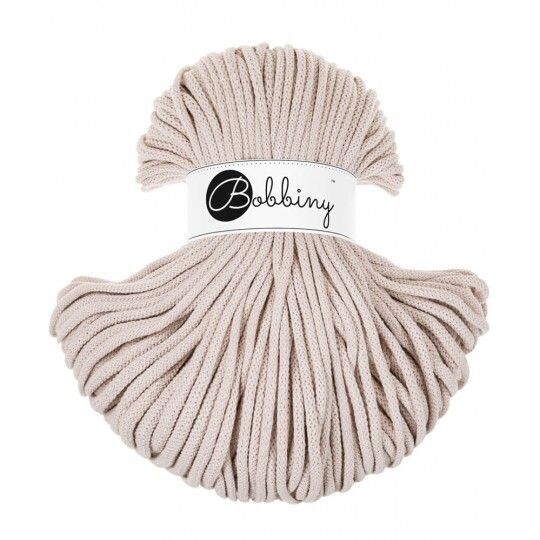 Bobbiny Premium 5mm geflochten, Nude Bobbiny Premium 5mm geflochten, Nude