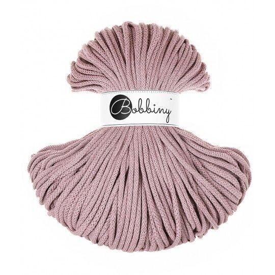 Bobbiny Premium 5mm geflochten, Mauve Bobbiny Premium 5mm geflochten, Mauve