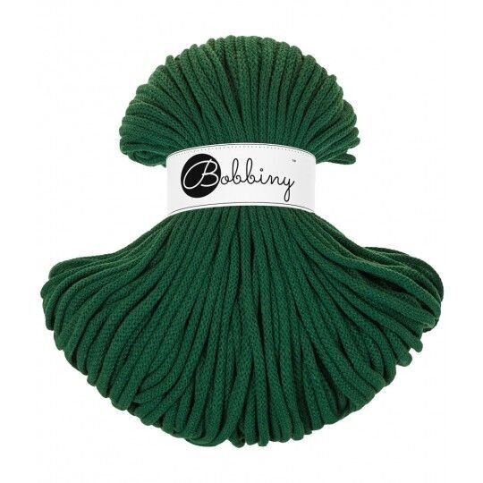 Bobbiny Premium 5mm geflochten, Pine Green Bobbiny Premium 5mm geflochten, Pine Green