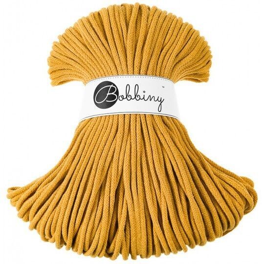 Bobbiny Premium 5mm geflochten, Mustard Bobbiny Premium 5mm geflochten, Mustard