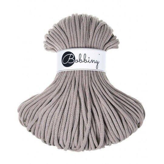 Bobbiny Premium 5mm geflochten, Pearl Bobbiny Premium 5mm geflochten, Pearl