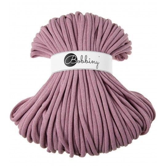 Bobbiny Jumbo 9mm geflochten, Dusty Pink