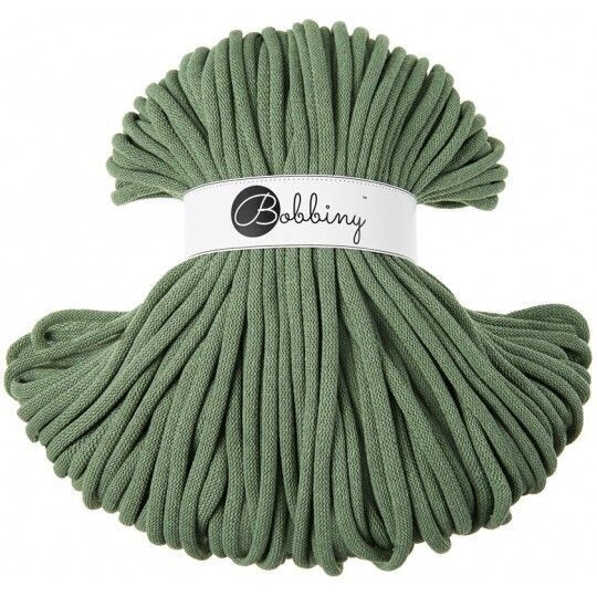 Bobbiny Jumbo 9mm geflochten, Eucalyptus Green Bobbiny Jumbo 9mm geflochten, Eucalyptus Green