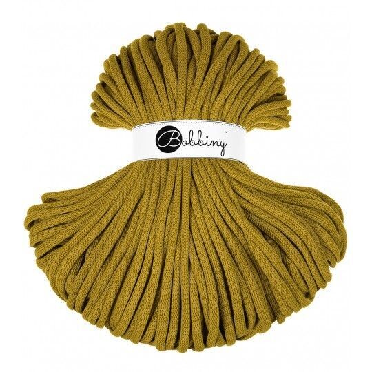 Bobbiny Jumbo 9mm geflochten, Spicy Yellow