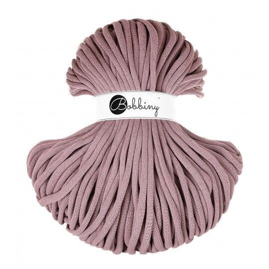 Bobbiny Jumbo 9mm geflochten, Mauve