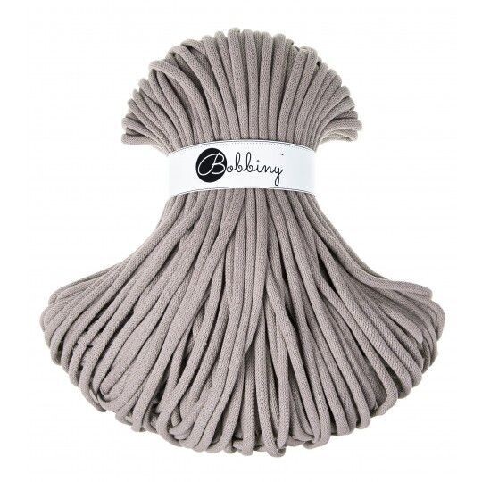 Bobbiny Jumbo 9mm geflochten, Pearl