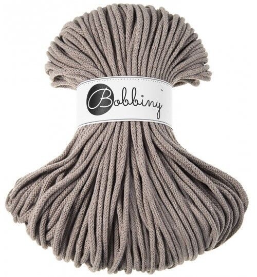 Bobbiny Premium 5mm geflochten, Coffee Bobbiny Premium 5mm geflochten, Coffee