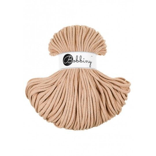 Bobbiny Premium 5mm geflochten, Biscuit Bobbiny Premium 5mm geflochten, Biscuit