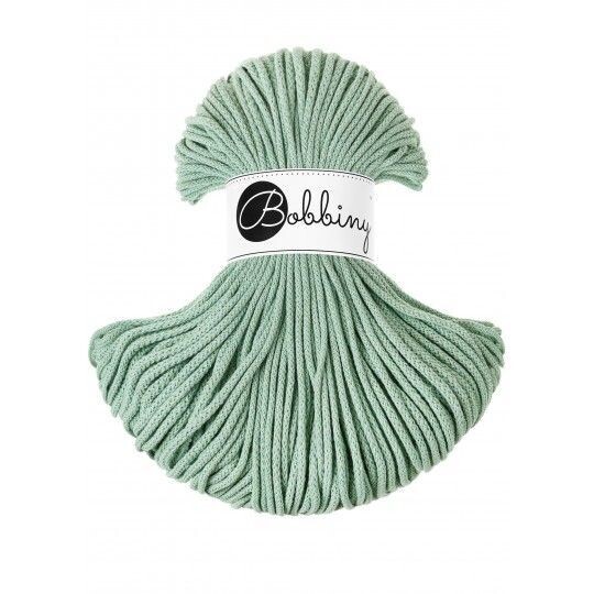 Bobbiny Junior 3mm geflochten, Aloe Bobbiny Junior 3mm geflochten, Aloe