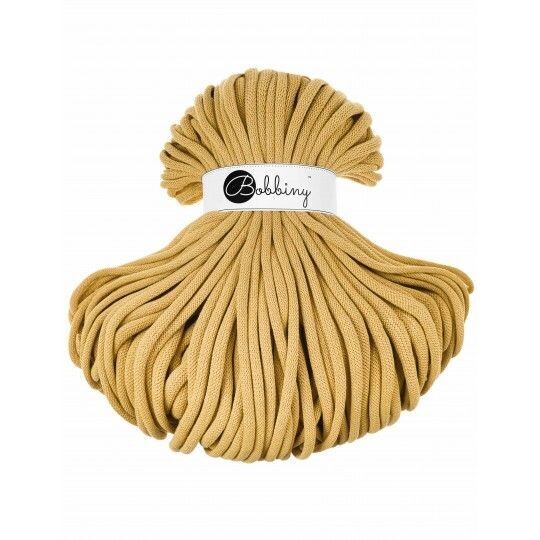 Bobbiny Jumbo 9mm geflochten, Honey