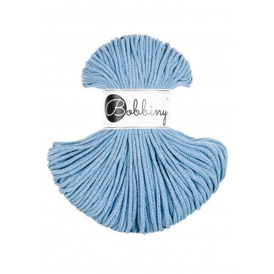 Bobbiny Junior 3mm geflochten, Perfect Blue Bobbiny Junior 3mm geflochten, Perfect Blue