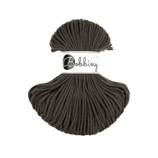 Bobbiny Junior 3mm geflochten, Espresso Bobbiny Junior 3mm geflochten, Espresso