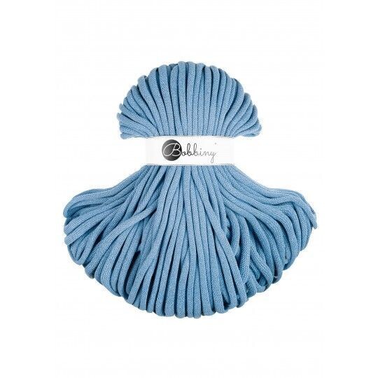 Bobbiny Jumbo 9mm geflochten, Perfect Blue