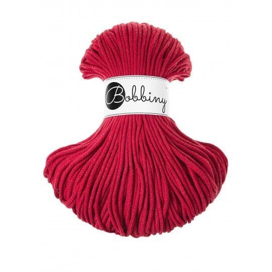 Bobbiny Junior 3mm geflochten, Classic Red Bobbiny Junior 3mm geflochten, Classic Red