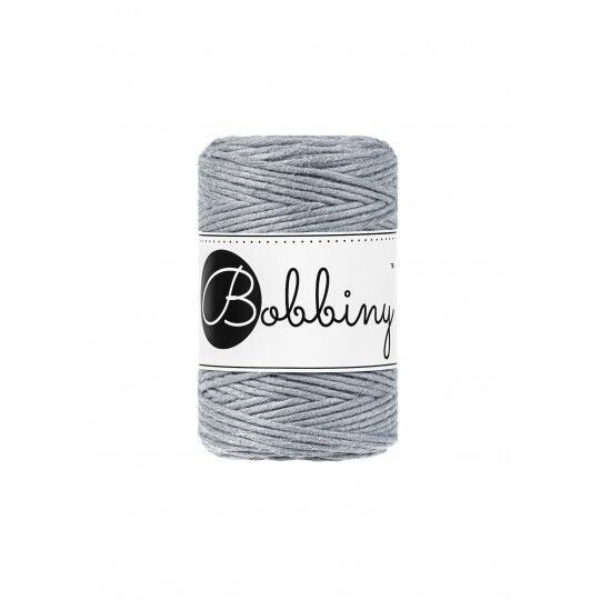 Bobbiny Makramee Kordel 1,5mm verzwirnt, Silver Bobbiny Makramee Kordel 1,5mm verzwirnt, Silver