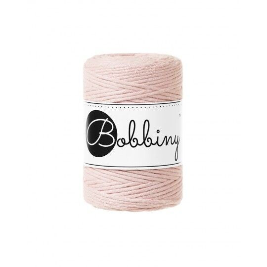 Bobbiny Makramee Kordel 1,5mm verzwirnt, Pastel Pink Bobbiny Makramee Kordel 1,5mm verzwirnt, Pastel Pink