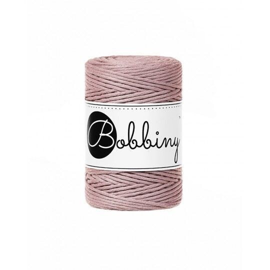 Bobbiny Makramee Kordel 1,5mm verzwirnt, Mauve Bobbiny Makramee Kordel 1,5mm verzwirnt, Mauve