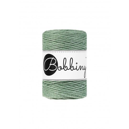 Bobbiny Makramee Kordel 1,5mm verzwirnt, Eucalyptus Green Bobbiny Makramee Kordel 1,5mm verzwirnt, Eucalyptus Green