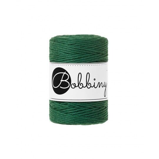 Bobbiny Makramee Kordel 1,5mm verzwirnt, Pine Green Bobbiny Makramee Kordel 1,5mm verzwirnt, Pine Green
