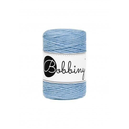 Bobbiny Makramee Kordel 1,5mm verzwirnt, Perfect Blue Bobbiny Makramee Kordel 1,5mm verzwirnt, Perfect Blue