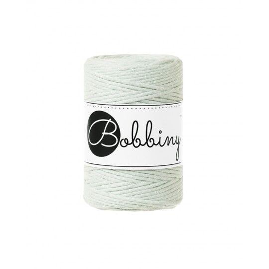 Bobbiny Makramee Kordel 1,5mm verzwirnt, Milky Green