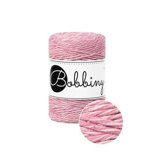 Bobbiny Makramee Kordel 1,5mm verzwirnt, Raspberry Shake Bobbiny Makramee Kordel 1,5mm verzwirnt, Raspberry Shake