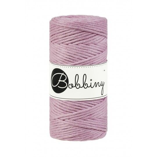 Bobbiny Makramee Kordel 3mm verzwirnt, Dusty Pink Bobbiny Makramee Kordel 3mm verzwirnt, Dusty Pink