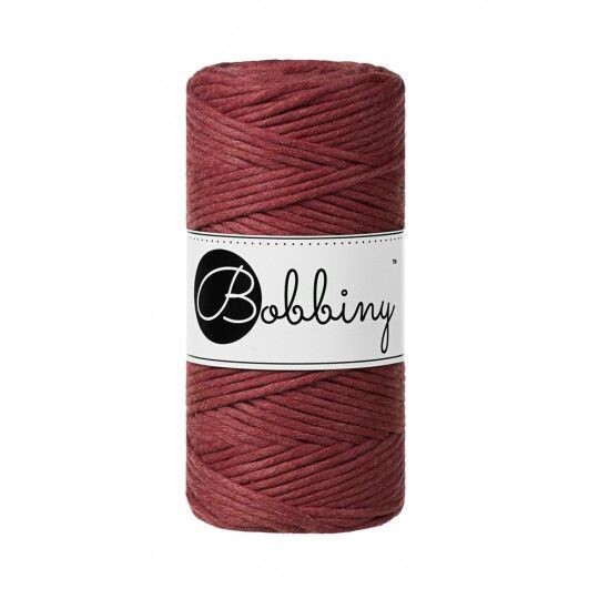 Bobbiny Makramee Kordel 3mm verzwirnt, Wild Rose