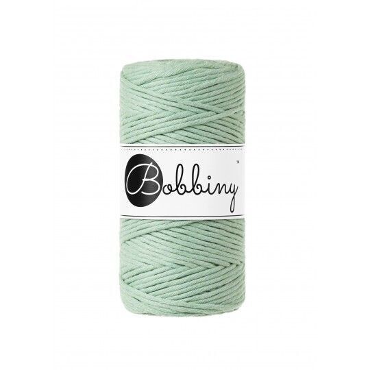 Bobbiny Makramee Kordel 3mm verzwirnt, Aloe Bobbiny Makramee Kordel 3mm verzwirnt, Aloe