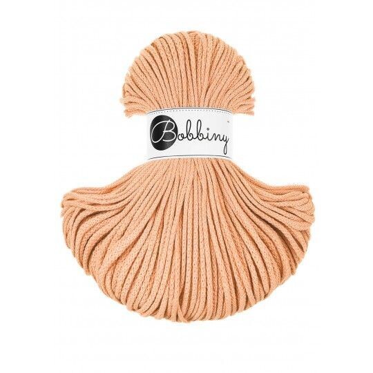 Bobbiny Junior 3mm geflochten, Peach Fuzz Bobbiny Junior 3mm geflochten, Peach Fuzz