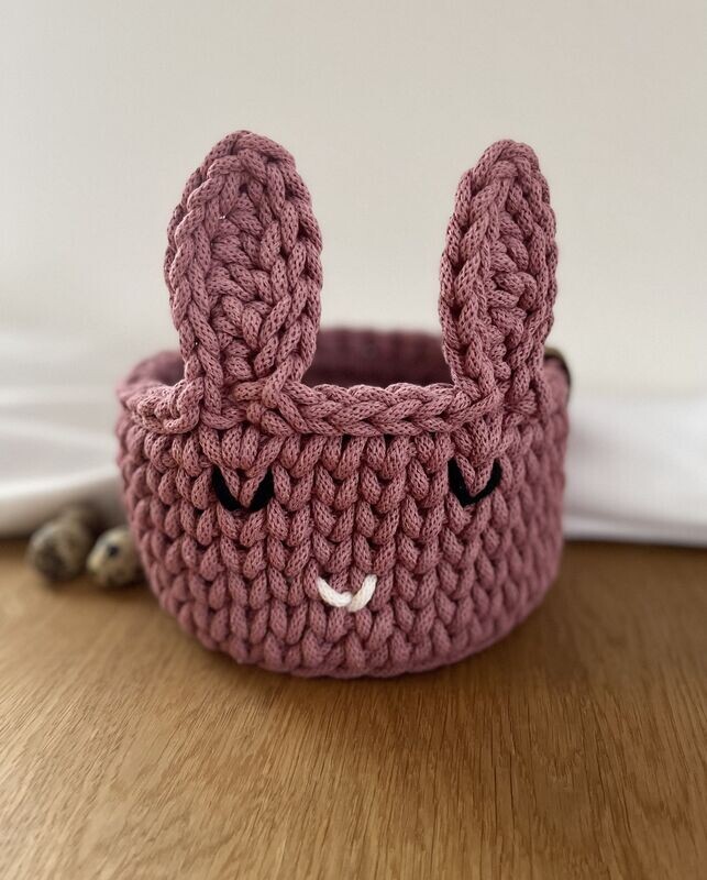 Motivkorb Motivkorb "Hase" / Farbe Blossom mit Gesicht