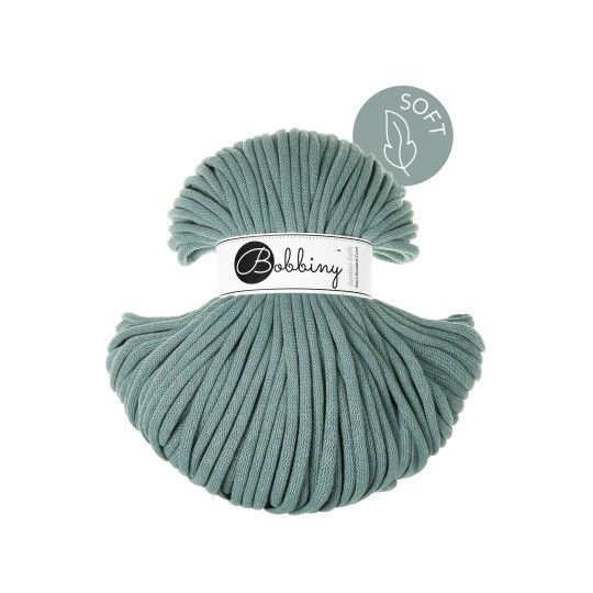 Bobbiny Jumbo Soft 8mm geflochten, Laurel Bobbiny Jumbo Soft 8mm geflochten, Laurel