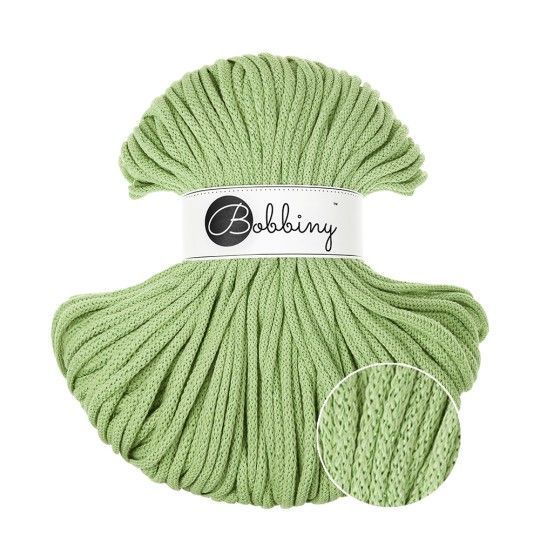 Bobbiny Premium 5mm geflochten, Unicolor Matcha Bobbiny Premium 5mm geflochten, Unicolor Matcha