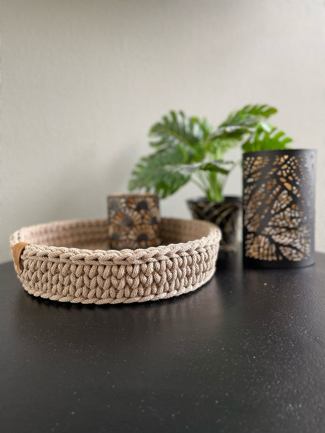 Dekotablett "Sand", Ø 28cm