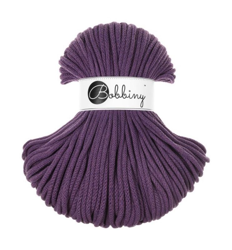 Bobbiny Premium 5mm geflochten, Violet Bobbiny Premium 5mm geflochten, Violet