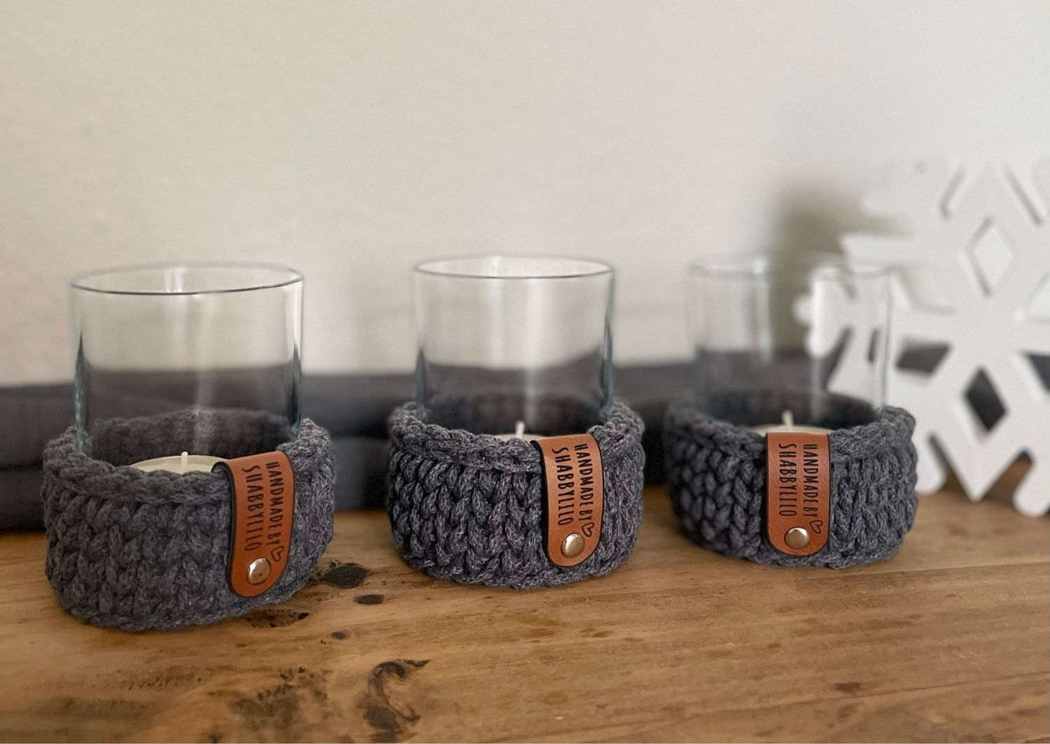 Teelichthalter "Charcoal"