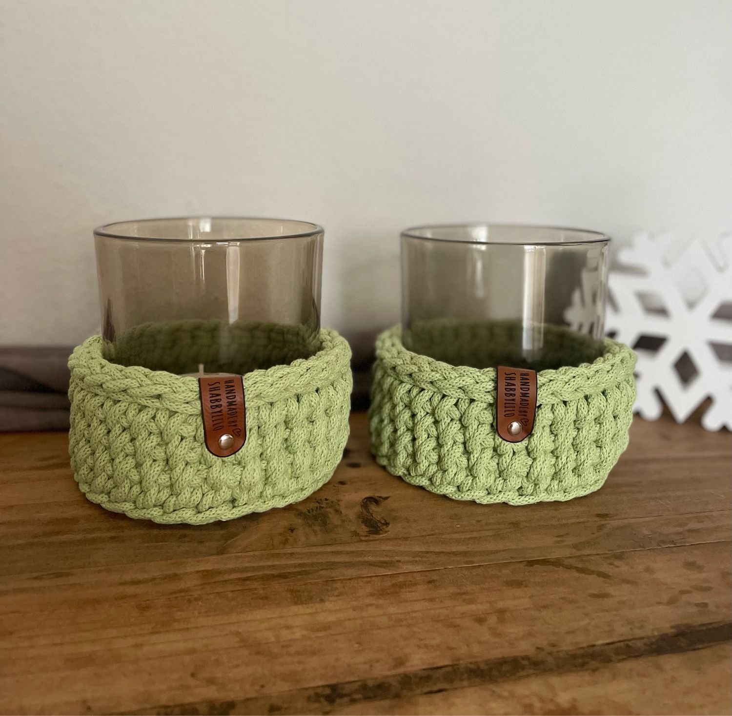 Windlicht klein "Matcha"