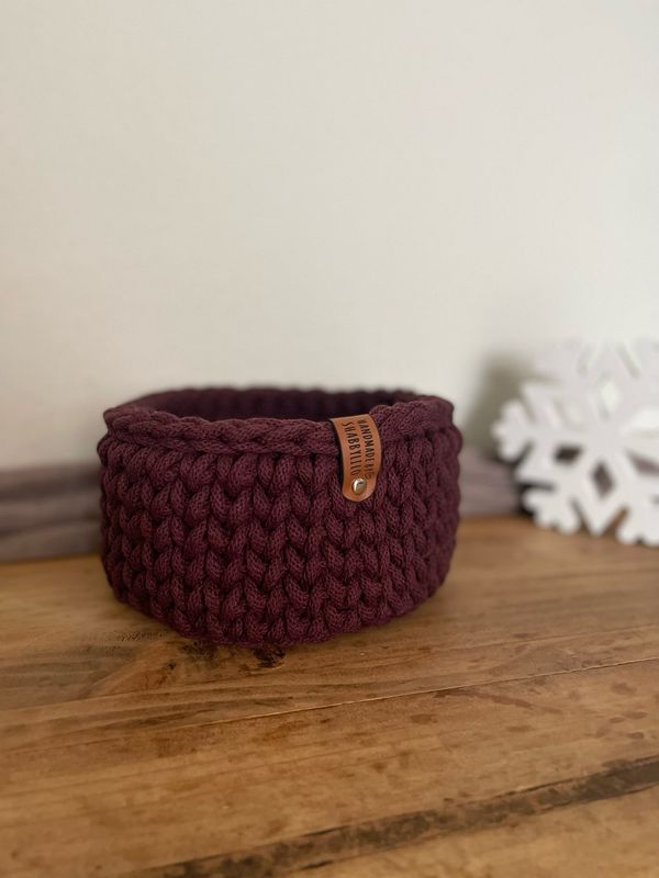 Aufbewahrungskorb „Burgundy“