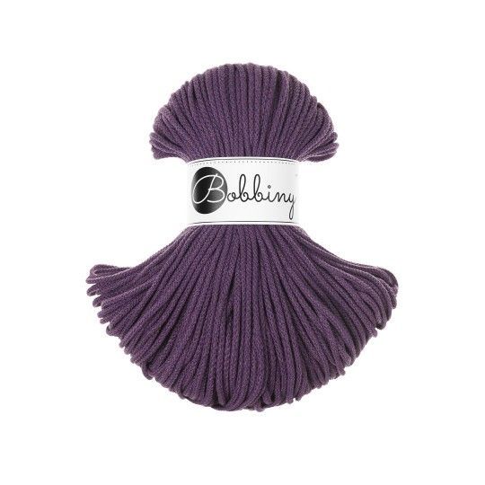 Bobbiny Junior 3mm geflochten, Violet Bobbiny Junior 3mm geflochten, Violet