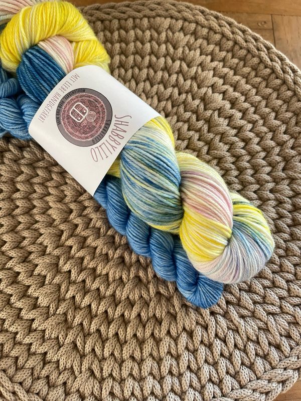 Sock-Set 4-fach, 100g + 20g Mini, Merino extrafine "Sonne und Meer"
