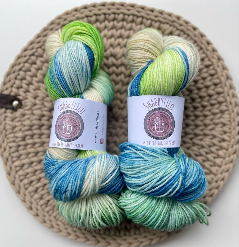 Sockenwolle 6-fach, 150g, Merino "Nordseedüne"
