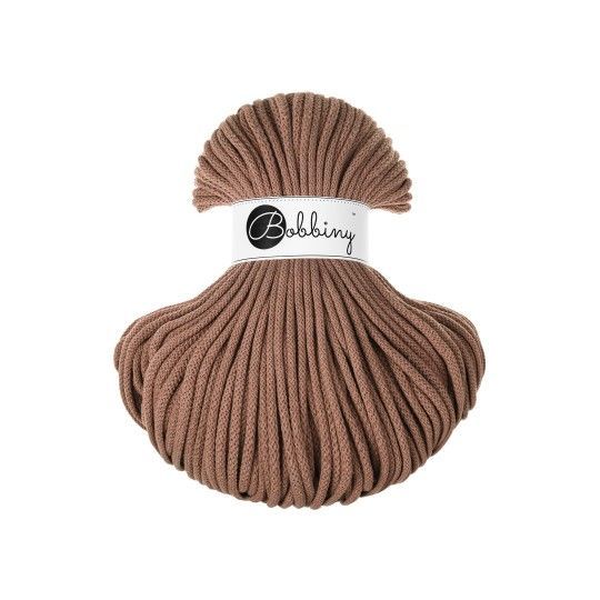 Bobbiny Premium 5mm geflochten, Mocha Mousse Bobbiny Premium 5mm geflochten, Mocha Mousse