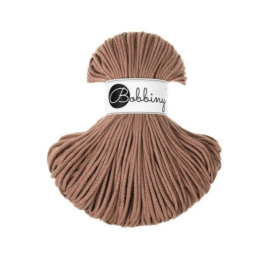Bobbiny Junior 3mm geflochten, Mocha Mousse Bobbiny Junior 3mm geflochten, Mocha Mousse