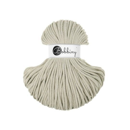 Bobbiny Premium 5mm geflochten, Pale Olive Bobbiny Premium 5mm geflochten, Pale Olive