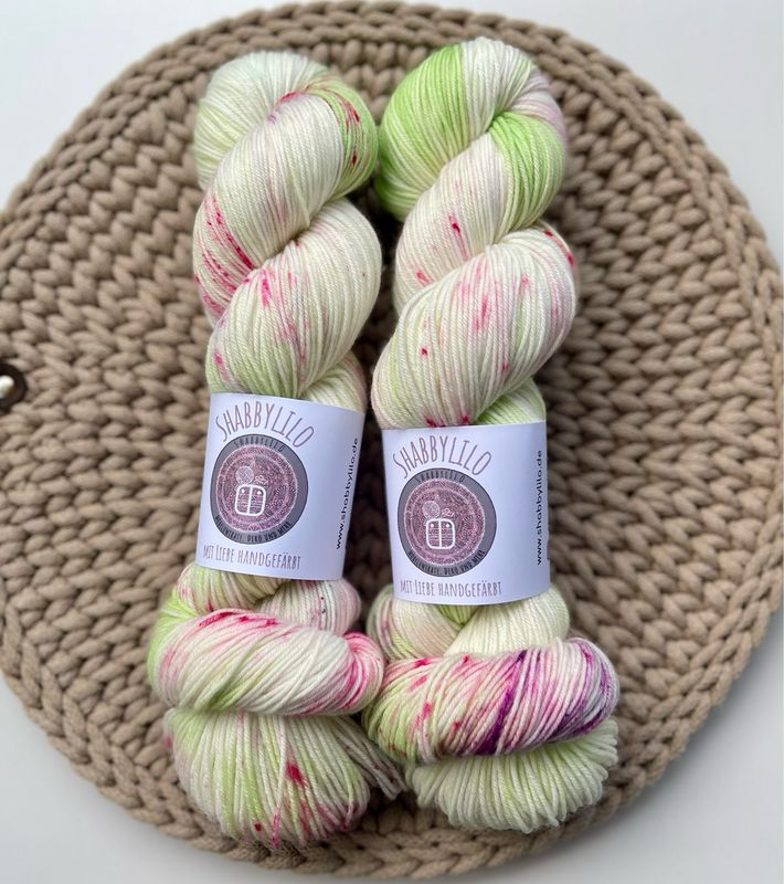 Sockenwolle 4-fach, 100g, Merino extrafine "Frühlingserwachen"