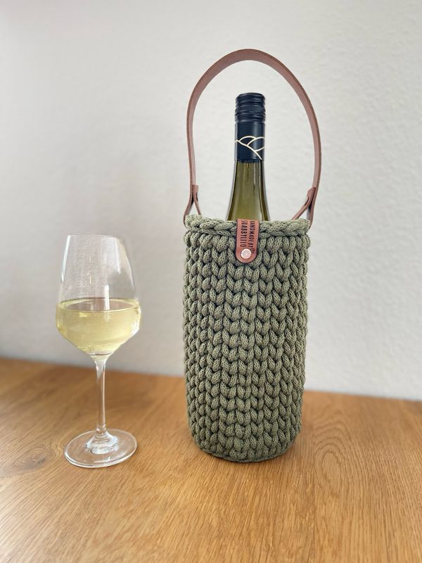 Weinflaschenhalter "Avocado"