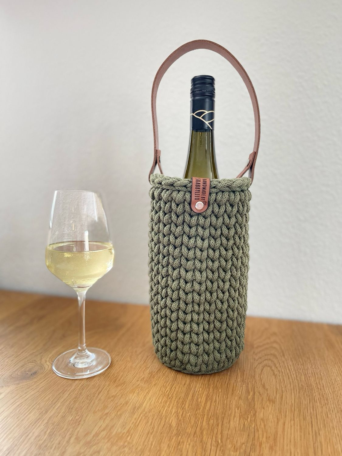 Weinflaschenhalter "Avocado"