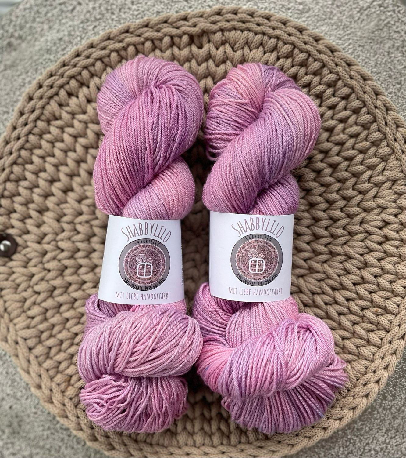 Merino Seide, 100g, Merino extrafine "Lavendelkuss"